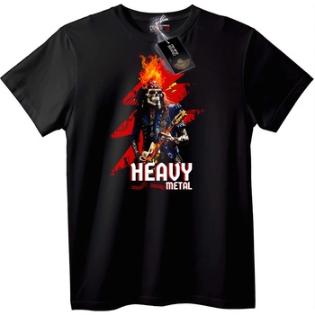 NOONEBRAND Тениска Хеви Метъл Skull Рок - L, Black