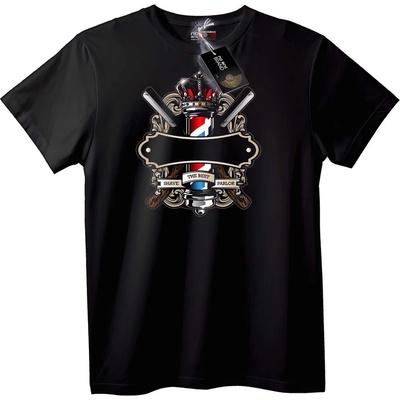 NOONEBRAND Тениска Бръснарско Бръснене - L, Black
