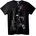 NOONEBRAND Тениска Metallica Череп с Китара - 4XL, Black