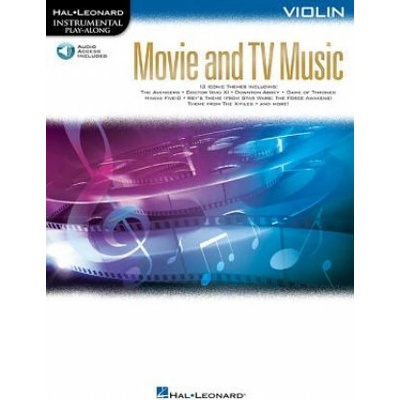 Movie and TV Music for Violin: Instrumental Play-Along Series [With Access Code]