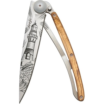 Deejo 1CB060 Tattoo 37g, Olive wood Light house