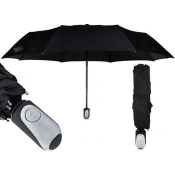 ISO 3406 skladací dáždnik čierny