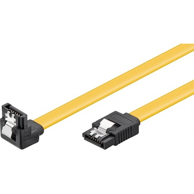 PREMIUMCORD SATA 3.0 datový 50cm lomený 90°, kovové západky, kfsa-15-05 – Zboží Živě