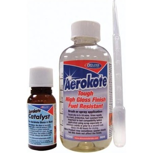 Deluxe Materials Aerokote Gloss двукомпонентен гланцов лак за покрития 150ml