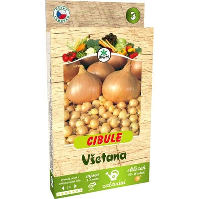 BIOM Výsevný pásik Cibuľa Všetana 5 m