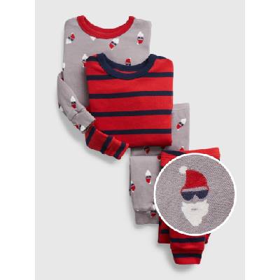 GAP Детска пижама Santa, 2 части GAP GAP | Cherven Siv | Момчешки | 98