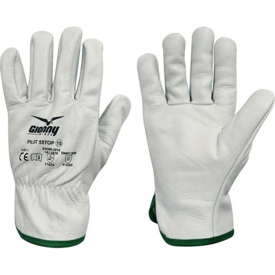 PAYPER pilot 55top ice s00201-0143 / Ръкавици от изцяло кожа - бели/червени 7 (s002010143990037)