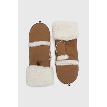 Ugg dámske rukavice W Bonded Fleece Flip mitten 22706 hnedá