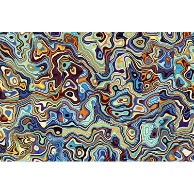 DIMEX ART Флизелинов фототапет геометрично вълнообразно изображение 375 x 250 см