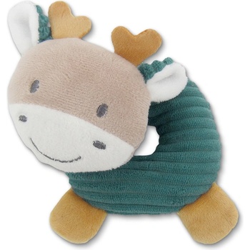 Lorelli Toys ДРЪНКАЛКА donut natural ЕЛЕНЧЕ СИНЬО (10191340006)