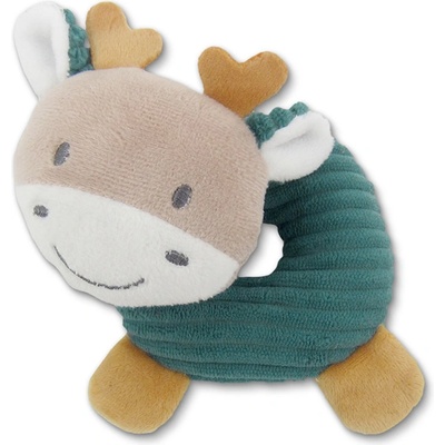 Lorelli Toys ДРЪНКАЛКА donut natural ЕЛЕНЧЕ СИНЬО (10191340006)