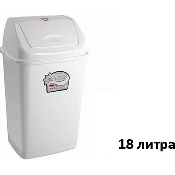 Кош с капак Fantasy 18 l Бял (2707038-10)