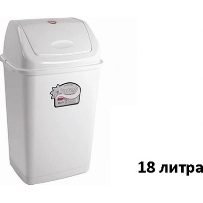 Кош с капак Fantasy 18 l Бял (2707038-10)