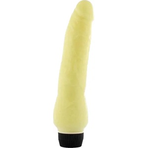 Seven Creations Вибратор латекс "pen pleasures" 20 см. Фосфоресциращ