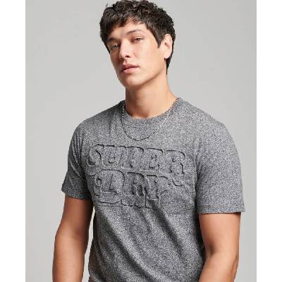 Тениска Superdry Vintage Cooper Class Embs short sleeve T-shirt - Grey (Karst Mega Black Grit)