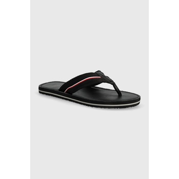 Tommy Hilfiger Джапанки Tommy Hilfiger LEATHER BEACH SANDAL в черно FM0FM05027 (FM0FM05027)