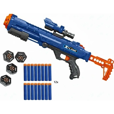 Bavytoy Pistole s pěnovými náboji X FLAME HUNTER