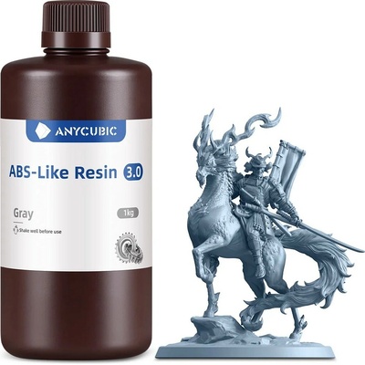 ANYCUBIC RESIN Šedý 1kg – Zboží Mobilmania