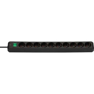 brennenstuhl РАЗКЛОНИТЕЛ 10 ГНЕЗДА 3m ЧЕРЕН eco-line (4007123114504)