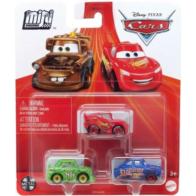 Disney Cars Mini Racers 3ks Hudson Hornet Chick Hicks McQueen