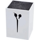 Sibel Hedgehog stojan na nožnice s nylonovými vláknami biely