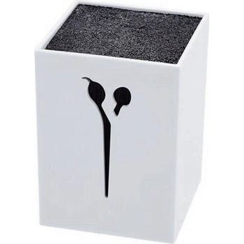 Sibel Hedgehog stojan na nožnice s nylonovými vláknami biely