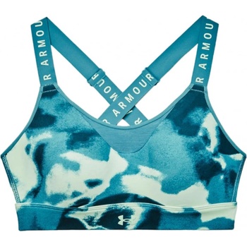 Under Armour Дамски сутиен Under Armour Women's Armour Infinity High Printed Sports Bra - Многоцветен