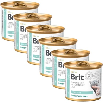 Brit Брит Ветеринарни Диети GF котка Струвит 6 x 200 г
