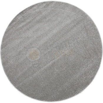 Полша Кръгъл килим - диаметър 40 см - сиво