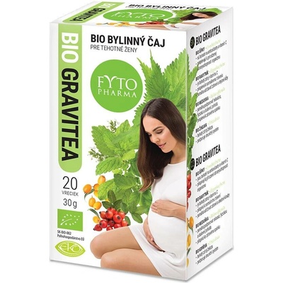 Fytopharma GRAVITEA BIO Byl.čaj pro těhotné 20 x 1,5 g