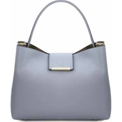 Tuscany Leather Kožená kabelka do ruky Secchiello bag Clio Lime Green
