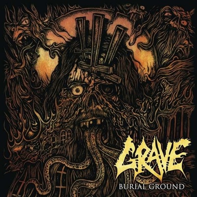 GRAVE - BURIAL GROUND -REISSUE- LP