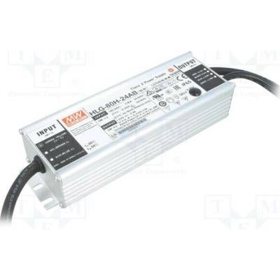 MEAN WELL HLG-80H-24AB Napájecí zdroj: spínaný; LED; 81,6W; 24VDC; 2,04÷3,4A; 90÷305VAC