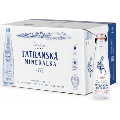 Tatranská minerálka Premium minerálna voda 24 x 350 ml