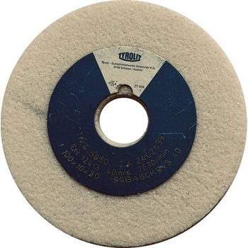 Tyrolit Brusný kotouč plochý 100 x 10 x 20 mm 99BA60K9V40 T415850