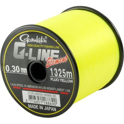 Gamakatsu G-Line Element FLUO yellow 1325 m 0,3 mm 6,5 kg