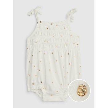 GAP Бебешко боди с презрамки GAP GAP | Byal | Момичешки | 56-62