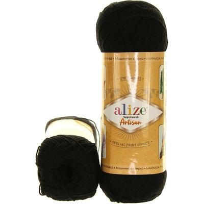 Alize Superwash Artisan 60 černá