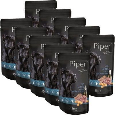 Piper Adult s jahňacinou mrkvou a hnedou ryžou 10 x 150 g