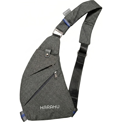 Harahu Crossbody Taška Flow Sivá