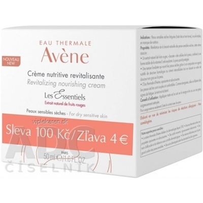 Avène Creme Nutritive Compensatrice výživný kompenzačný krém 50 ml