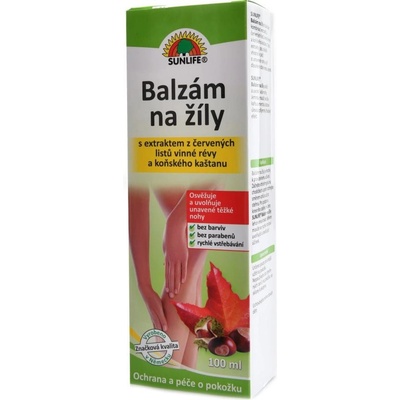 Sunlife balzám na žíly 4022679116284 100 ml