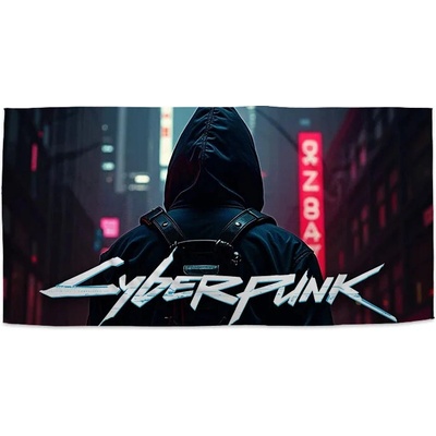 Sablio Uterák Cyberpunk 2077 Výhľad na mesto 50 x 100 cm