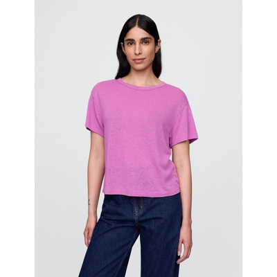 GAP Ленено кроп тениска GAP GAP | Lilav | ЖЕНИ | S