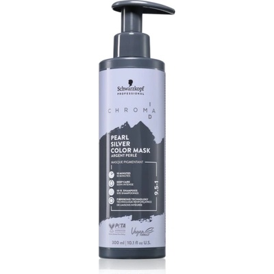 Schwarzkopf Chroma ID Color Mask Интензивна възстановяваща цветна маска За коса цвят 9.5-1 Pearl Silver 300ml