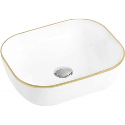 Mexen Mirabel 50x40 cm white/gold (22115005)