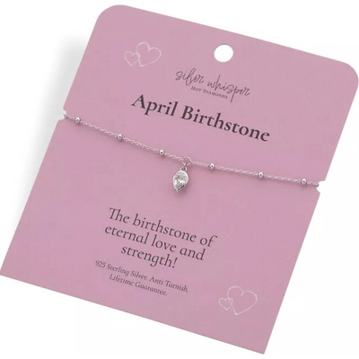 Hot Diamonds Silver Whisper April SWB028