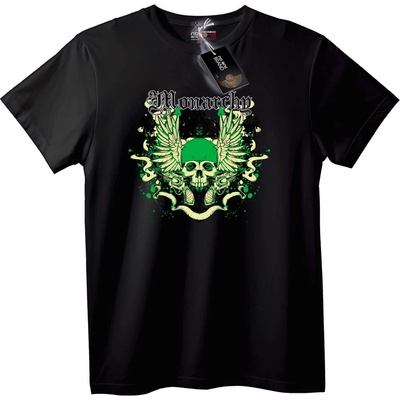 NOONEBRAND Тениска Монархически Череп - 5XL, White