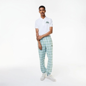 Image 1 of Lacoste Анцуг Lacoste Men's Check Print Slim Fit Joggers - Flour/Multico