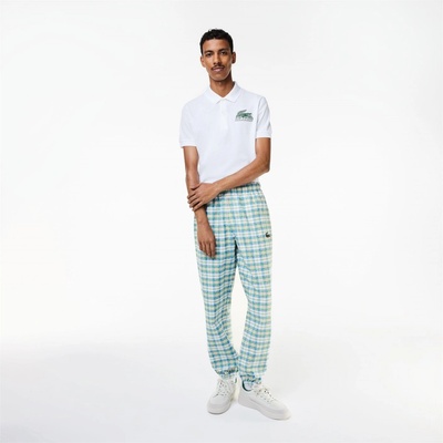 Lacoste Анцуг Lacoste Men's Check Print Slim Fit Joggers - Flour/Multico
